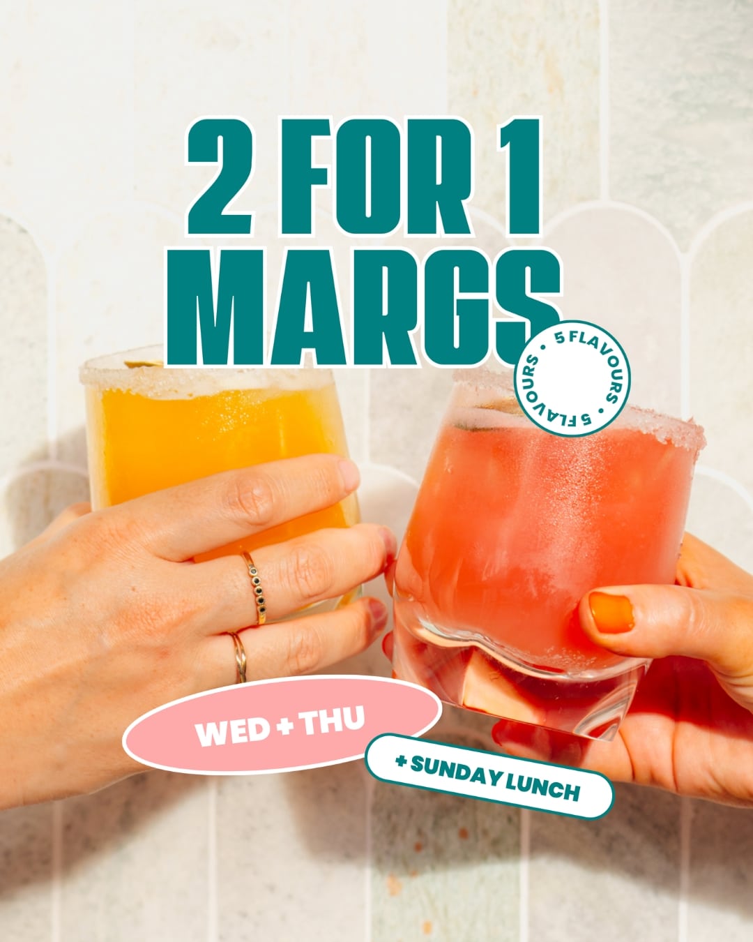 2 FOR 1 MARGS